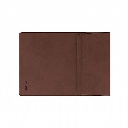 Case para Notebook 14" Reliza Courino - com Bolso Interno - Marrom - 009187