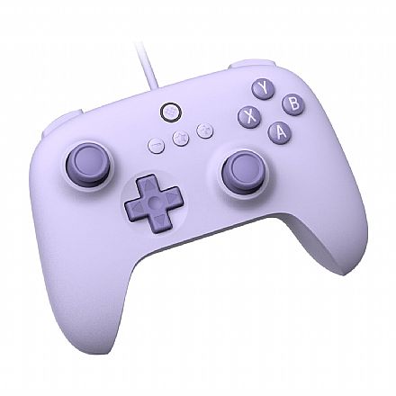 Controle 8BitDo Ultimate C - USB - Compatível com PC, Android e SteamDeck - Roxo - 82CB01
