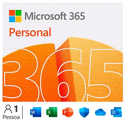 Microsoft Office 365 Personal - Licença Anual Para 1 Usuário - 1TB de Armazenamento One Drive - Vários Dispositivos - ESD Versão Download - QQ2-00008AL