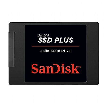 SSD 1TB Sandisk Plus - SATA - Leitura 535MB/s - Gravação 350MB/s - SDSSDA-1T00-G27
