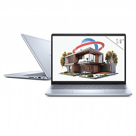 Notebook Dell Inspiron i14-i150U-M90 - Intel i7 150U, RAM 64GB, SSD 2TB, GeForce MX570A, Tela 14" Full HD+, Windows 11 - Prata - Outlet