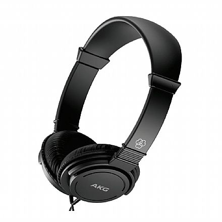 Fone de Ouvido AKG K21 - Fechado - Conector P2 - Isolamento Acústico - Drivers 40mm - Preto