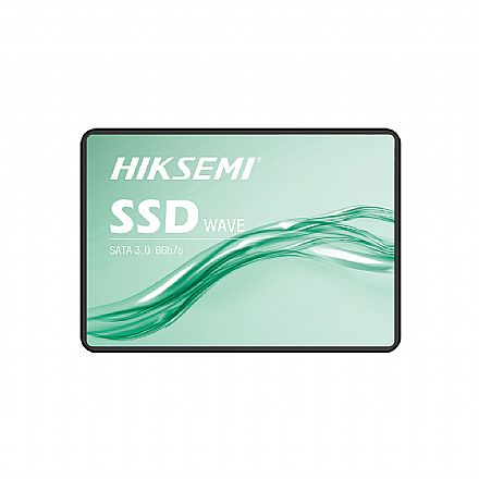 SSD 240GB Hiksemi Wave - SATA - Leitura 530 MB/s - Gravação 400MB/s - HS-SSD-WAVE(S)240G