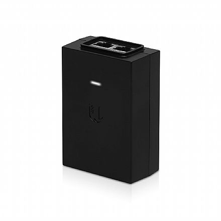 Fonte Injetor PoE Ubiquiti POE-48-24W-G BR - Gigabit - 48V - Proteção Contra Picos de Tensão - Preto