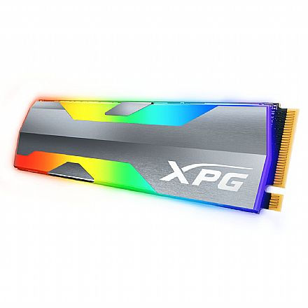 SSD M.2 1TB Adata XPG Spectrix S20G - NVMe - Leitura 2500 MB/s - Gravação 1800MB/s - ASPECTRIXS20G-1T-C