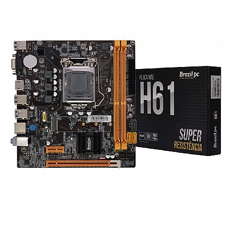 Placa Mãe BPC-H61M.2-TG (LGA 1155 - DDR3) - Chipset Intel H61 - Slot M.2 - USB 3.0 - HDMI/VGA - Micro ATX