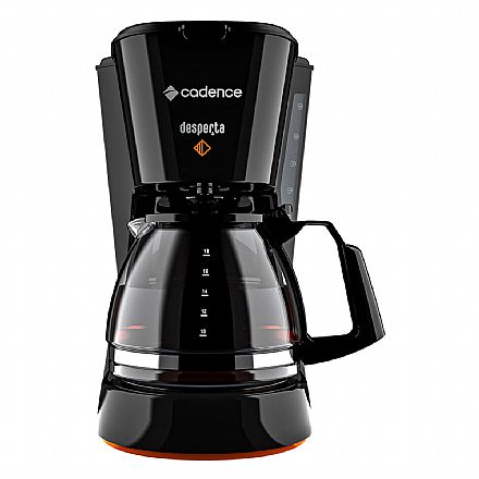 Cafeteira Elétrica Cadence Desperta CAF338 - 600W - 18 Cafézinhos - 750ml - Jarra de Vidro - 127V - Preta - CAF338-127