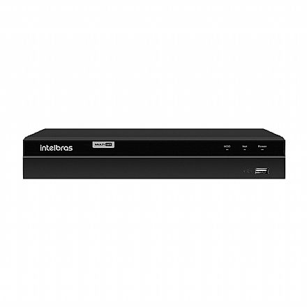 DVR 8 Canais Intelbras MHDX 1308 - Gravador Digital - Multi HD - IP HDCVI AHD e HDTVI - Compatibilidade ONVIF - Detecção Inteligente - H.265+