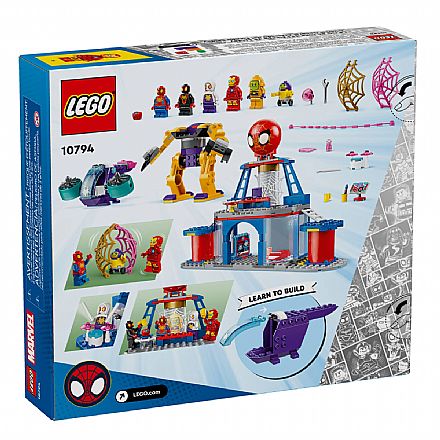 LEGO Marvel - Equipe Spidey - Quartel-general da Teia Giratória - 10794