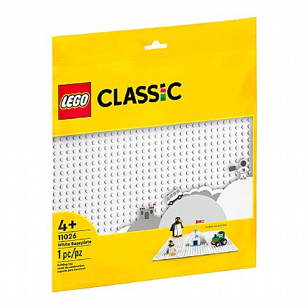 LEGO Classic - Base de Construção Branca - 11026