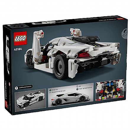 LEGO Technic - Hipercarro Koenigsegg Jesko Absolut Branco - 42184
