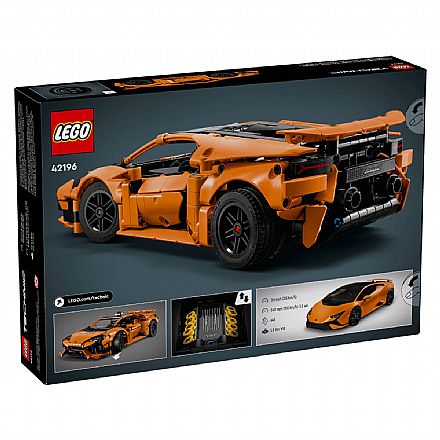 LEGO Technic - Lamborghini Huracán Tecnica Laranja - 42196