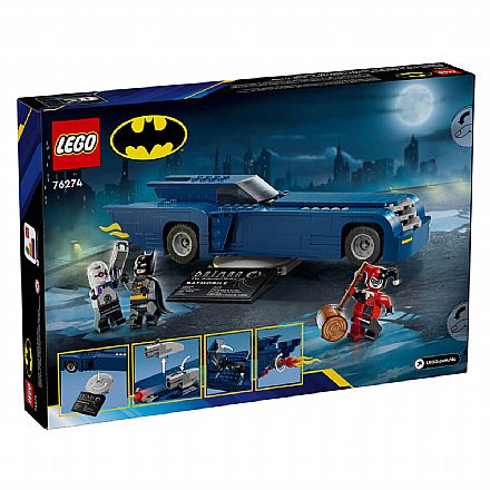 LEGO DC - Batman com o Batmóvel vs. Harley Quinn e Mr. Freeze - 76274