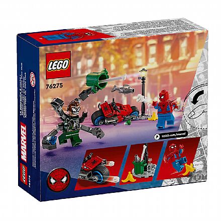 LEGO Marvel - Perseguição de motocicleta: Homem-Aranha vs. Doc Ock - 76275