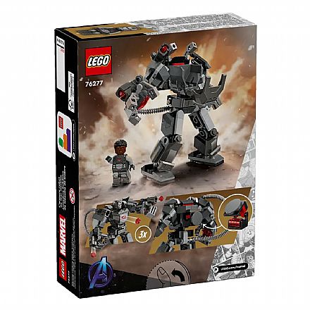 LEGO Marvel - Armadura Robô do Máquina de Combate - 76277