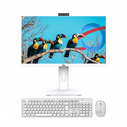 Computador All in One 3Green Unique AI3G - Tela 24" Full HD, Intel i5, RAM 16GB, SSD 1TB, Windows 10 Pro - Branco
