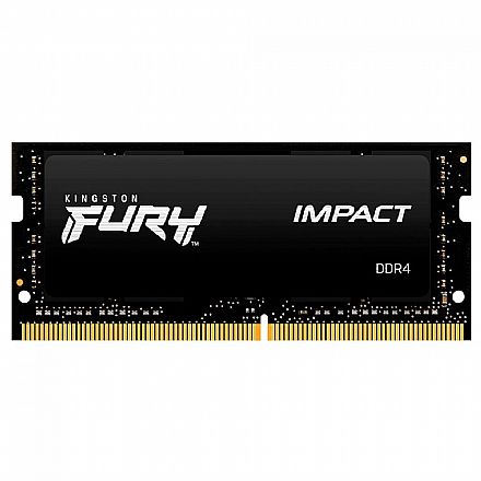 Memória SODIMM 16GB DDR4 3200MHZ Kingston Fury Impact - para Notebook - KF432S20IB16