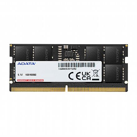 Memória SODIMM 16GB DDR5 5600MHz Adata - para Notebook - AD5S560016G-S