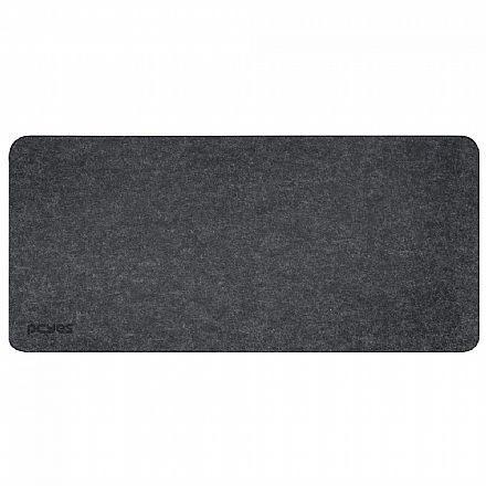 Mousepad Gamer PcYes Desk Mat Exclusive Pro - Extra Grande 900x420mm - Cinza Escuro - PMPEXPDG