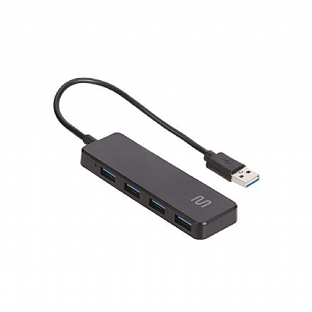HUB USB 3.0 - 4 Portas - Multilaser AC444