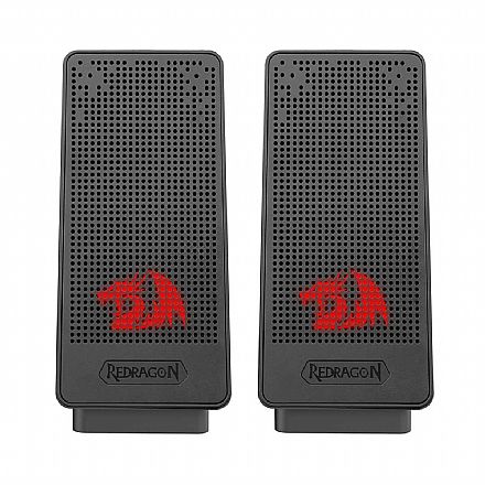 Caixa de Som Gamer Redragon Ranch - 3W RMS - Conector P2 e energia USB - GS513