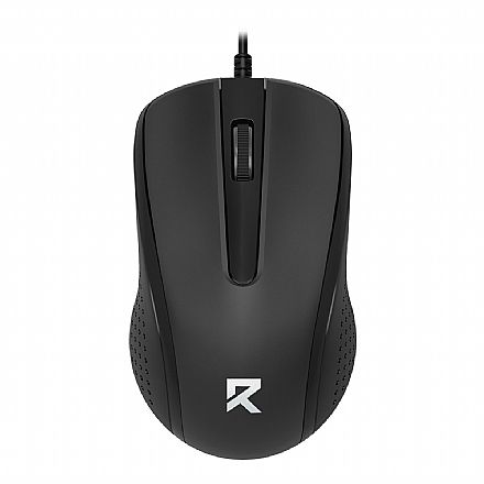 Mouse USB Redragon Office BM-4049 - 1200dpi - Ergonômico - Ambidestro - Preto