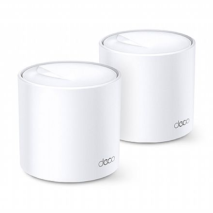 Roteador Wi-Fi TP-Link Deco X20 - Kit 2 Unidades - Wi-Fi 6 - Gigabit - AX1800 - Tecnologia Wi-Fi MESH
