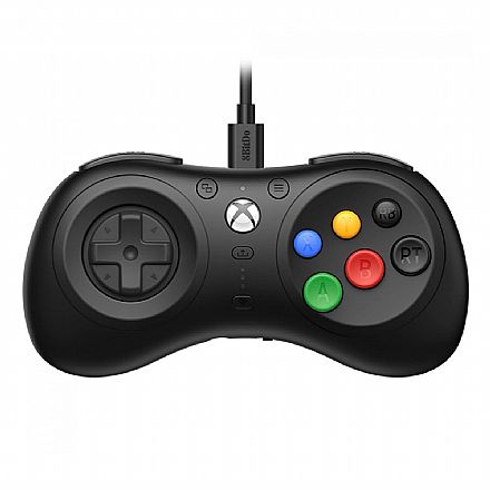 Controle 8BitDo M30 - USB - Compatível com PC, Xbox Series S/X/One - Preto - 82DA01D