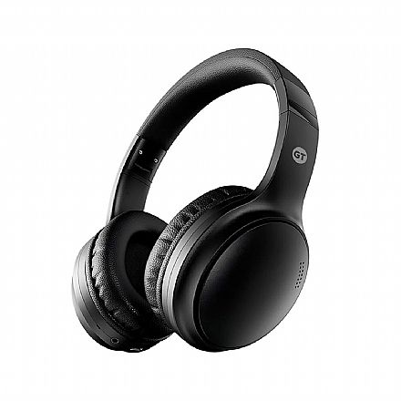 Fone de Ouvido Bluetooth Goldentec GT Zen - Microfone - Cancelamento de Ruído ANC - 30h Bateria - Preto - 62515