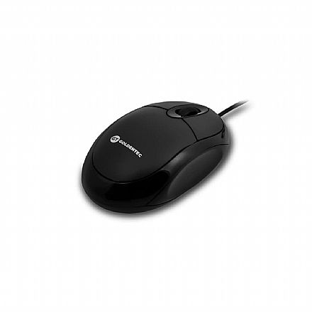 Mouse Goldentec 54812 - USB - 1200dpi - Ambidestro - Preto