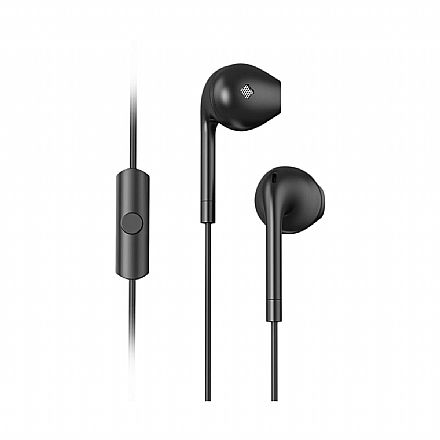 Fone de Ouvido Intra-Auricular Multilaser Pulse Pro - com Microfone - Conector P2 - Preto - PH332