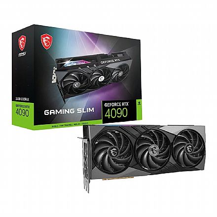 GeForce RTX 4090 24GB GDDR6X 384bits - MSI Gaming Slim - 912-V510-400
