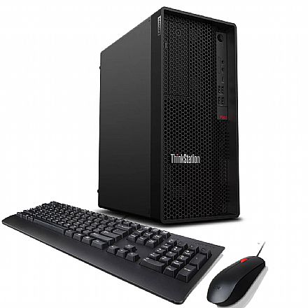 Computador Lenovo ThinkStation P360 Tower - Intel i7 12700, RAM 32GB, SSD 1TB, Wi-Fi, Teclado e Mouse, Windows 11 Pro - 30FNSF5F00