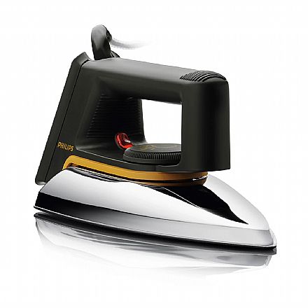 Ferro Elétrico de Passar a Seco Philips Walita 1000W - 127V - Ponta Fina - Preto - HD1172/82