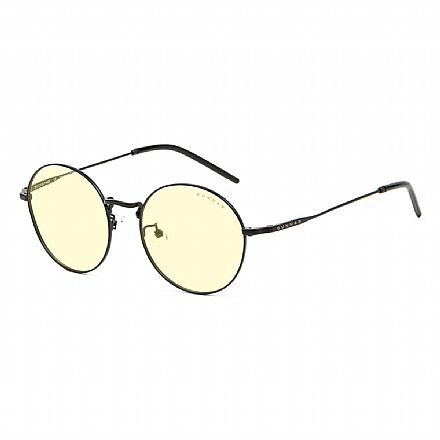 Óculos Gamer Gunnar Ellipse - Filtro de Luz Azul - Amarelo Claro - Armação Onix - ELL-00109