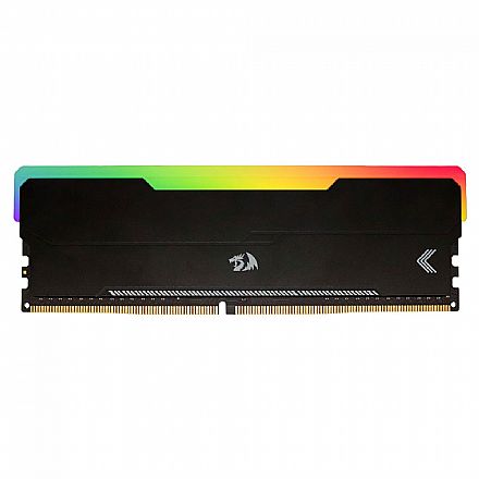 Memória 8GB DDR4 3200MHz Redragon Magma - CL16 - com Dissipador RGB - GM-801