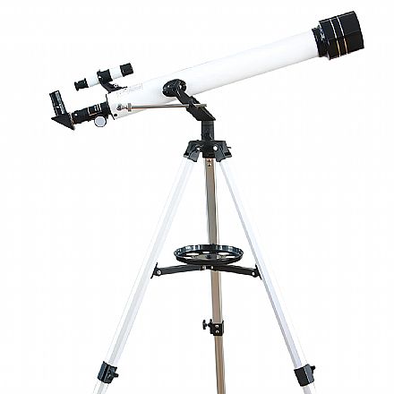Telescópio Astronomico F70060M - Ampliação Máxima 350x - Abertura 60mm - Distância Focal 700mm