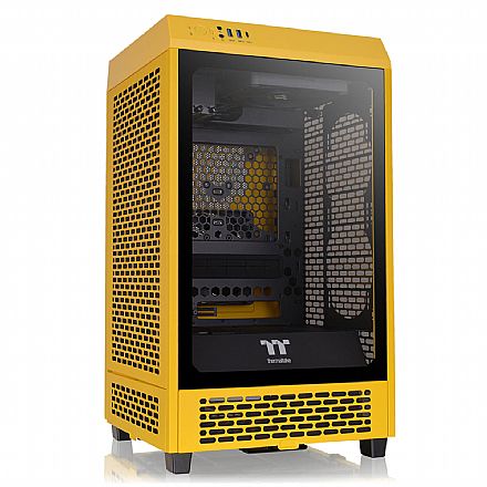 Gabinete Thermaltake The Tower 200 Bumblebee Edition - Vidro Temperado - 2 x Fan 140mm - Mini ITX Tower - CA-1X9-00S4WN-00
