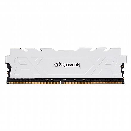 Memória 16GB DDR4 3200MHz Redragon GM-712 - CL16 - com Dissipador - Branco