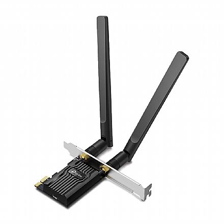 Placa de Rede Wi-Fi PCI Express TP-Link Archer TX20E AX1800 - Wi-Fi 6 e Bluetooth 5.2 - WPA3 - até 1201Mbps