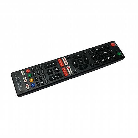 Controle Remoto Universal para Smart TV - Compatível com as Principais Marcas - Preto - 22701