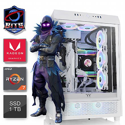 PC Gamer Bits A-Design Concept Snow - AMD Ryzen 7 5700X3D, 32GB, SSD 1TB, Radeon RX 6600 - Windows 11