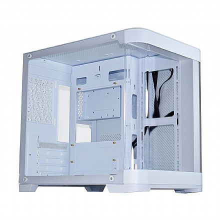 Gabinete Gamer Aquário K-Mex Curva Micro CG-W1AG - Vidro Temperado - Micro ATX - Branco - CGW1AGRH002CB0X