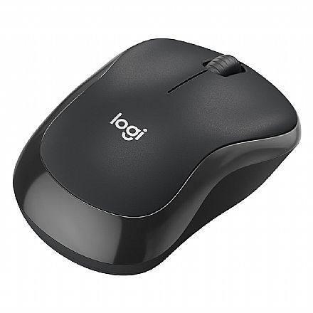 Mouse sem Fio Logitech M240 Silent - Bluetooth - 4000dpi - Ambidestro - Grafite - 910-007113