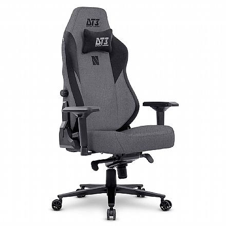 Cadeira Gamer DT3 Nero XL - Almofada de Cabeça - Suporte Lombar - Encosto Reclinável - Graphite - 13639-2