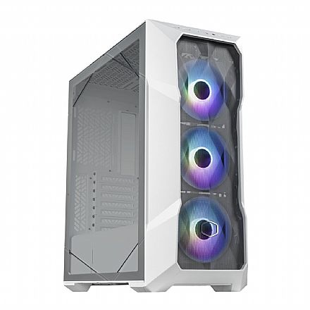 Gabinete Gamer Cooler Master Masterbox TD500 Mesh V2 - Vidro Temperado - Inclusos 3 Fans ARGB e Controladora - E-ATX - TD500V2-WGNN-S00