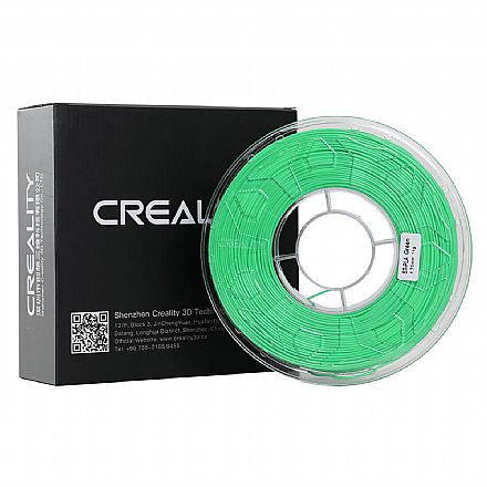 Filamento para Impressora 3D - CR-PLA Verde Fluorecente - 1Kg - 1,75mm - Creality