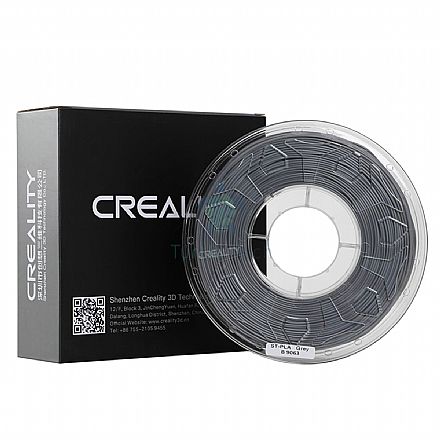 Filamento para Impressora 3D - CR-PLA Cinza - 1Kg - 1,75mm - Creality