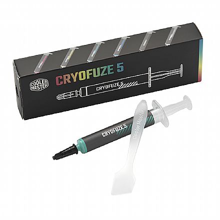 Pasta Térmica Cooler Master Cryofuze 5 Cyan - Seringa 3g - 12.6 W/m-K - MGY-ADSG-N03G-R1