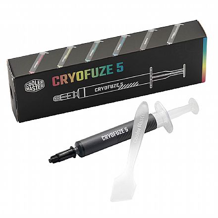 Pasta Térmica Cooler Master Cryofuze 5 Black - Seringa 3g - 12.6 W/m-K - MGY-ADSK-N03G-R1